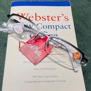 Reading Glasses +1.50, Size 26 with Flex Spring Hinge